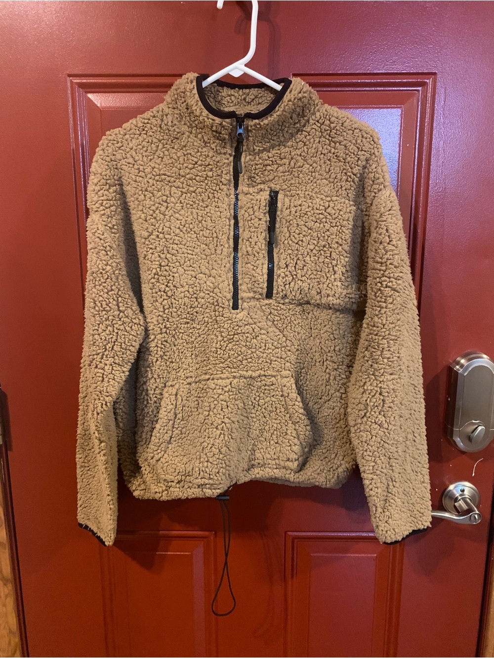 Brown Sherpa Pullover